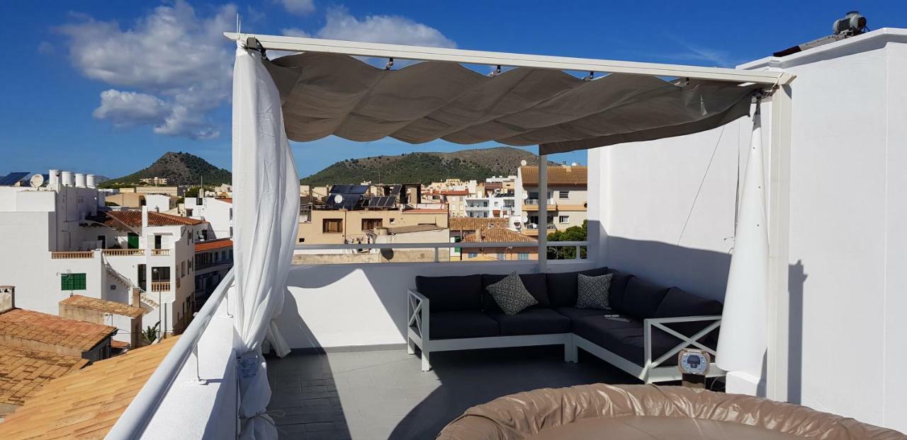 Sonne & Meerblick Aus 40 Grad Heissem Whirlpool Geniessen - Zentral Am Hafen Und Dennoch Ruhig Cala Ratjada  Extérieur photo